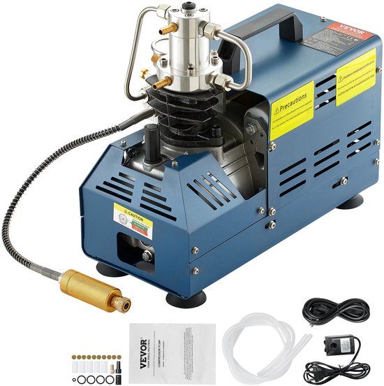 Hogedruk Luchtcompressor Pomp - 1800 W 4500 PSI - 220 V Elektrisch - 30 MPA Capaciteit - Voor Paintball En Duikfles