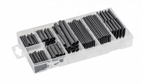 Högert Technik HT8G501 - Thermokoppel Set - 127 stuks - Polyethyleen - Zwarte Kleur - 600V Isolatie van Merkloos