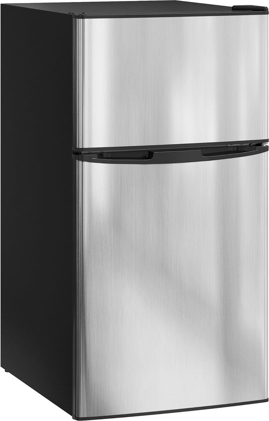 HOMCOM Koelkast - Staal - 50x45,5x86,5cm - Zwart van HOMCOM