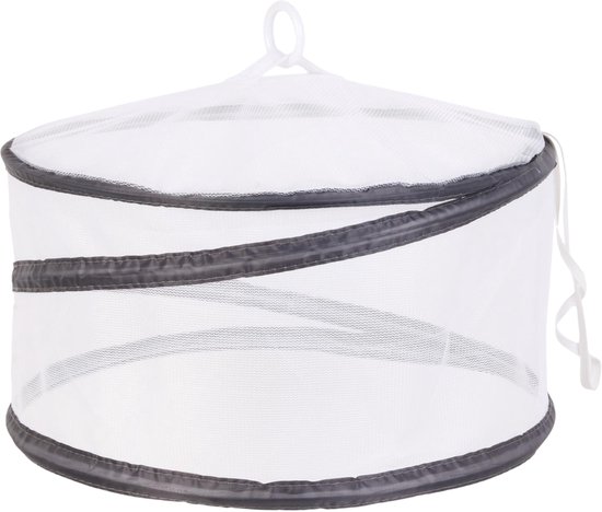 Home Deco Factory Opvouwbare Foodcover - Rond - D30cm - Vliegenkap en Voedselbescherming