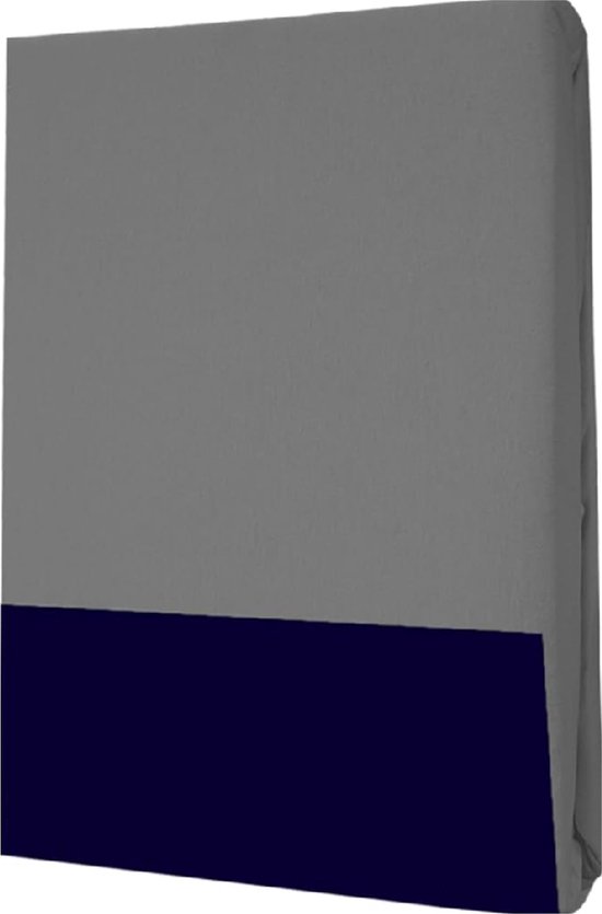 Home & Marker - Hoeslaken - Fitted Sheet - Matras Overtrek - Beddengoed - Bed Sheet - Grijs - 160x200 cm - COTSHE van Home & Marker