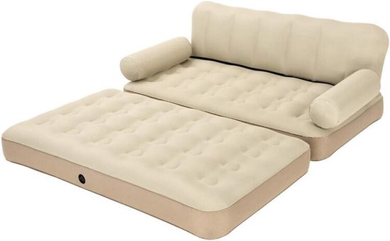 Home & Marker - Opblaasbare Slaapbank - Opblaasbare Bank - Luchtmatras - Opblaasbaar Bed - Opblaasbaar Matras - SOFLINKA van Merkloos