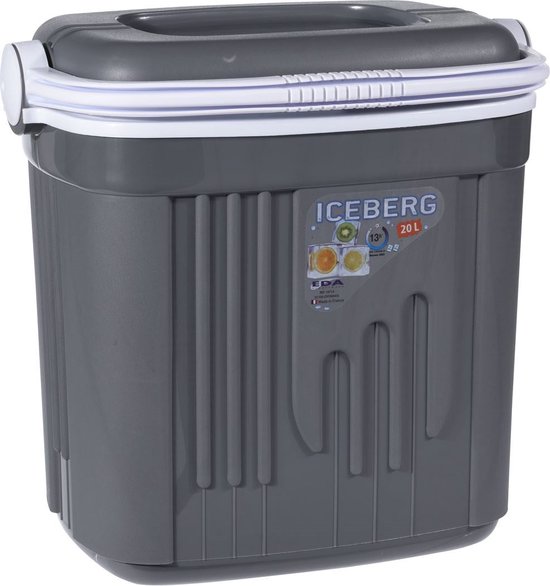 Home & Styling Koelbox Iceberg 20L - Donkergrijs van Home & Styling