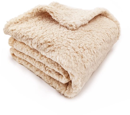 Hondendeken - Zachte, Warme Fleece Slaapmat - 76 x 104 cm van Merkloos