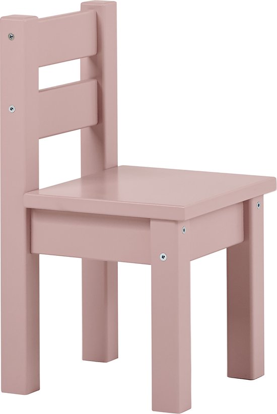 Hoppekids MADS kinderstoel, bleekroze van Hoppekids