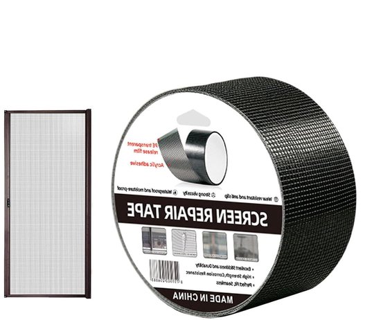 Hor Reparatieset - Glasvezel Tape - Snel Gaten Dichten - Zelfklevend - 1 Meter - Zwart