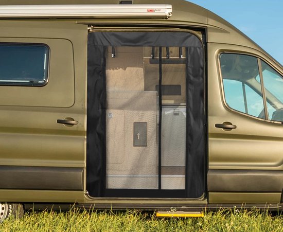 Horrengaas voor schuifdeur Geschikt voor Mercedes Sprinter midden en hoog dak 192x148 cm