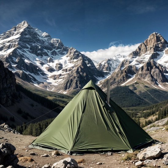 Hot Tent met Houtkachel Jack Winter Tipi Tent 4 Seizoen Backpacken Tent voor Survival Jacht Militaire Vissen