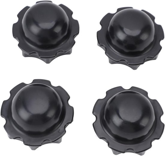 Hot Tub Gatplug - Rubber Stop - Overstroming Voorkomen - Betrouwbare Vervanging - 57x49mm - Zwart