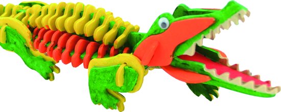 Houten Skelet Krokodil van Houten