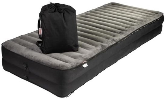 Human Comfort Chatou XH30 Black – Eenpersoons Luchtbed – Compact & Comfortabel - Ritsbaar - Wasbaar van Human Comfort