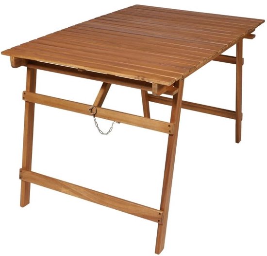 Human Comfort Foldable Table Gannat – Opvouwbare Tafel – 100 x 68 cm – Acaciahout