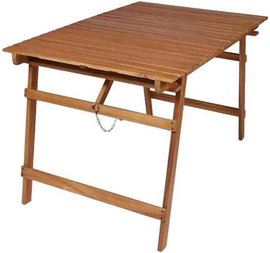 Human Comfort Foldable Table Gannat – Opvouwbare Tafel – 100 x 68 cm – Acaciahout