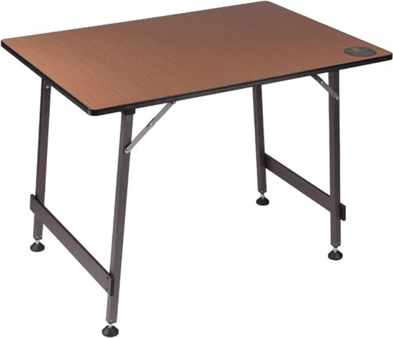 Human Comfort Lichtgewicht Tafel Trets 100 x 70 - Weerbestendige tafels - Bruin