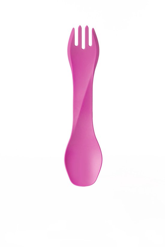 Human Gear - GoBites BIO - Herbruikbaar - Bestek - Spork - Pink - campingbestek