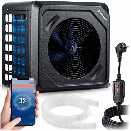 Humberg HM-910 Serie - Warmtepomp voor Zwembad - 5kW - Bluetooth Bediening - Energiebesparend