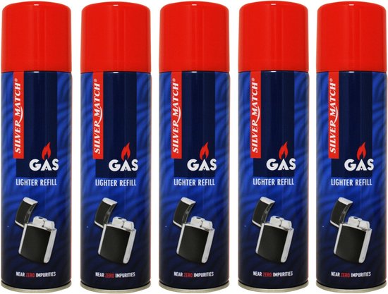 Humbert Aansteker gas/butaan gasfles - 10x - 250 ml - voor kooktoestellen/aanstekers van Humbert