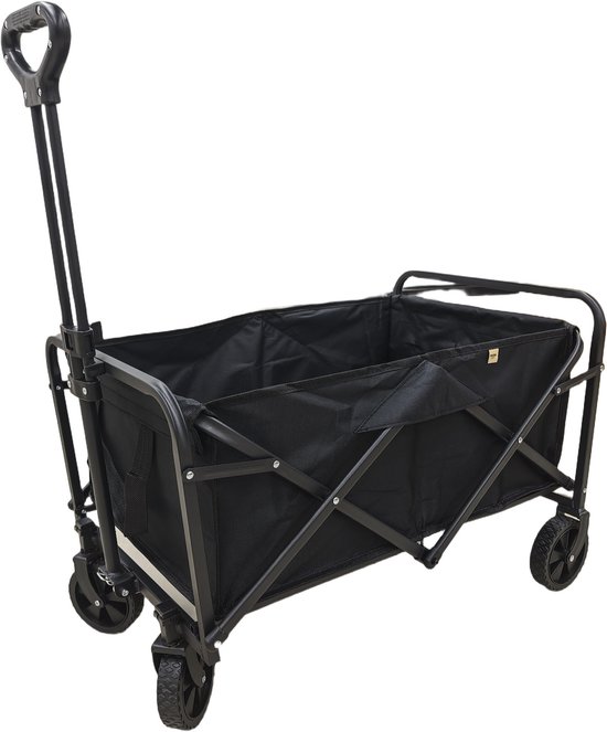 HUSH Outdoor Bolderkar - opvouwbaar - met verstelbare trekstang - 120kg draagkracht van Merkloos