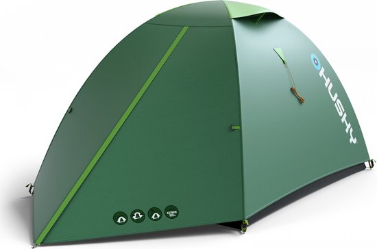 Husky Bizam 2 Plus Lichtgewicht Tent - Groen - 2 Persoons van Husky