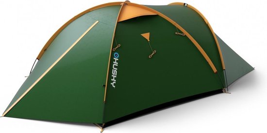 Husky Bizon 3 Classic Klassieke Tent - Groen - 3 Persoons van Merkloos