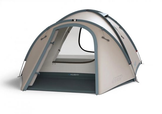 Husky Bizon 4 Classic - klassieke tent - 4 persoons - Licht Grijs