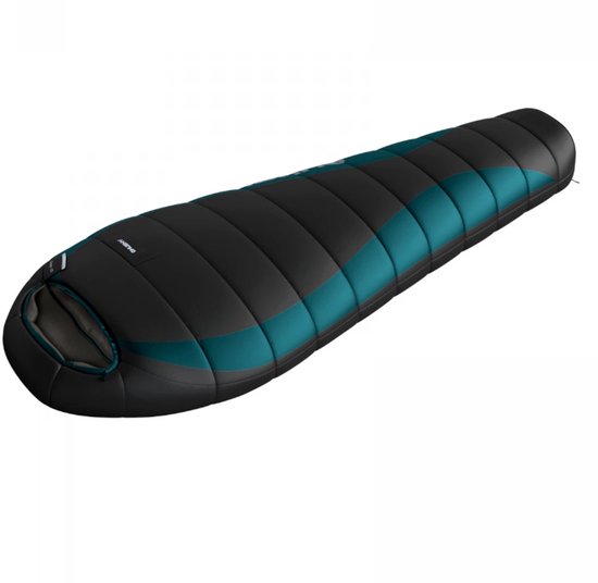 Husky mummyslaapzak Down Dexter -15°C - 220 cm - Zwart