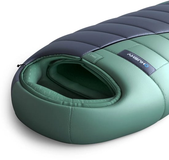 Husky mummyslaapzak Espace Blue - Mint -5°C - 210 x 85 cm - Blauw van Husky