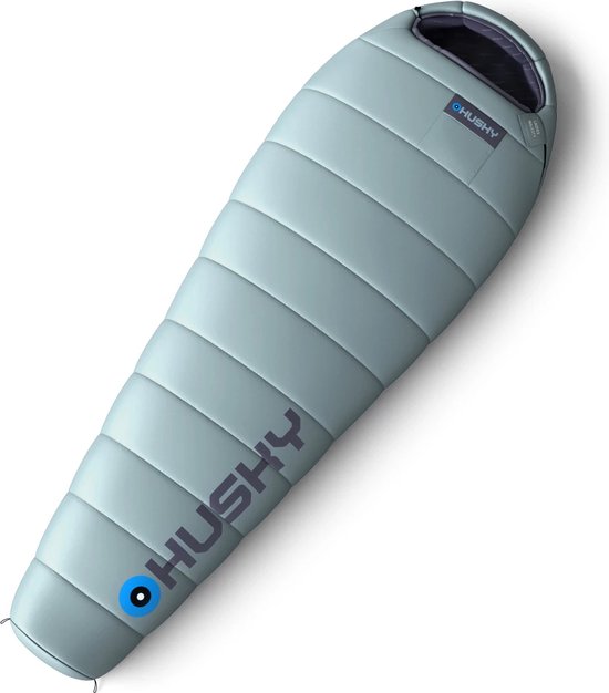 Husky mummyslaapzak Majesty voor dames 2024 -10°C - 200 cm - Licht Blauw van Husky