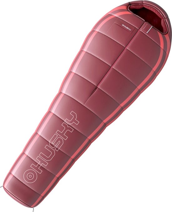 Husky mummyslaapzak voor dames Anapurna 2024 -28°C - 200 cm - Bordo Rood van Husky