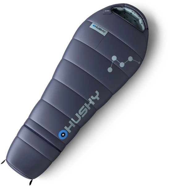 Husky mummyslaapzak voor kinderen Magic -15°C Blue 2024 150-180 cm - Donker Blauw