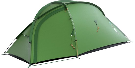 Husky Tent Bronder 2 - Groen - 2 Persoons van Merkloos