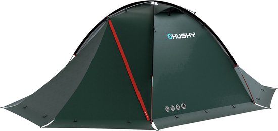 Husky Tent Falcon 2 Green - Groen - 2 Persoons van Merkloos