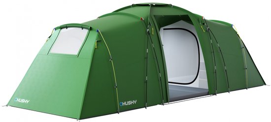 Husky Tunneltent Boston 6 Dural 630 X 260 Cm Polyester Groen van Husky