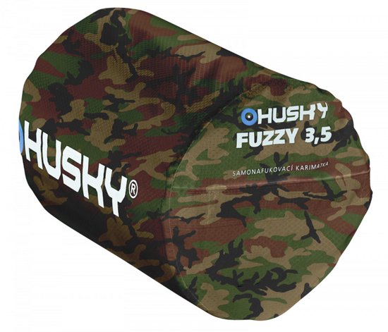 Husky zelfopblaasbare slaapmat Fuzzy 3.5 2024 - R-waarde 4.2 - Khaki van Merkloos