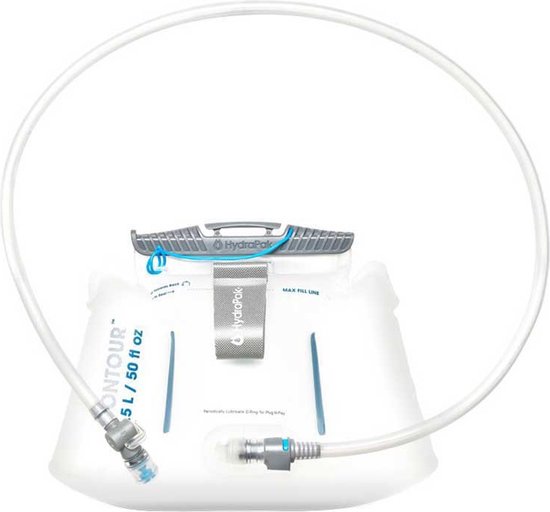 Hydrapak Contour 1.5L Lumbar drinkwaterzak - Clear van Hydrapak