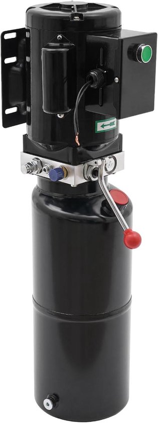 Hydraulische Pomp - Aggregaat Elektrohydraulische pomp - Autoliften Hefen - Krachtige 2.2kW Motor - 10L Tank - Zwart