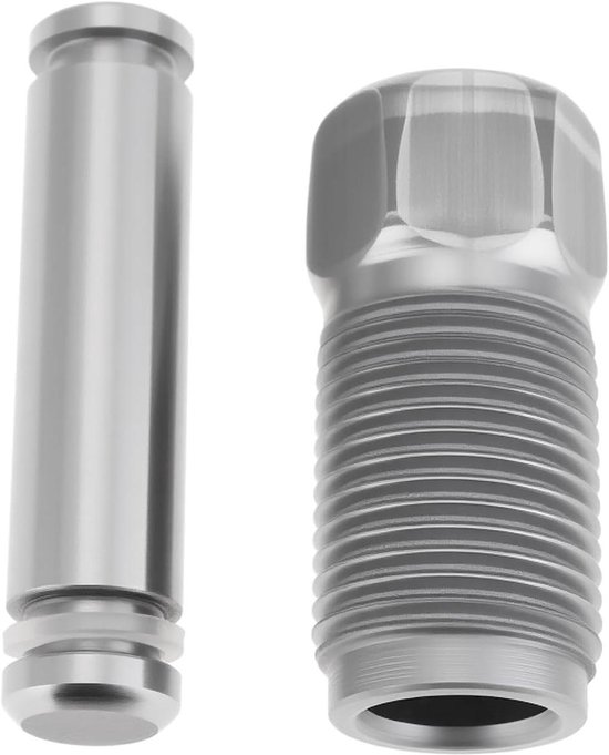 Hydraulische Vloerkrik Afdichtingsset - Oliepomp Cilinder Kit - Auto Onderhoud - Lekvrij Hogedruk Rubber - 18MM - Zilver