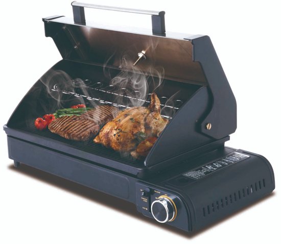 IBBO Shop - Camping barbecue - Draagbare BB - Outdoor kooktoeste- Gas barbecu - Multifunctionele gril - Camping gasstel - Portable barbecue oven - Kampeer kooktoestel van Merkloos