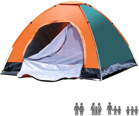 Ibenzoa® Automatische pop-up tent voor twee personen ideaal voor kamperen en strand van Merkloos