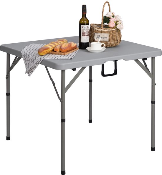 Ibenzoa® Klaptafel voor binnen en buiten, draagbare eettafel, ideaal voor camping en feesten
