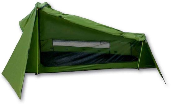 Ibenzoa® Ultralichte Trek Santiago Wandeltent - Groen - 1.25 kg van Merkloos