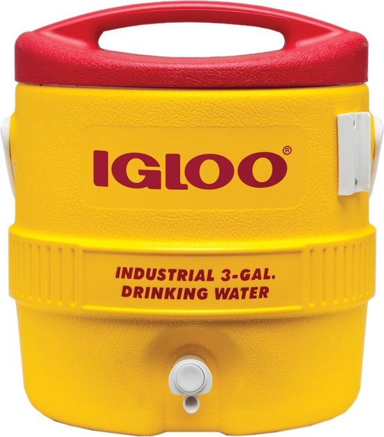 Igloo 3 Gallon 400 Series - Drankdispenser / drankkoeler voor de sport of op de werkplaats - 11,4 Liter - Geel van Merkloos