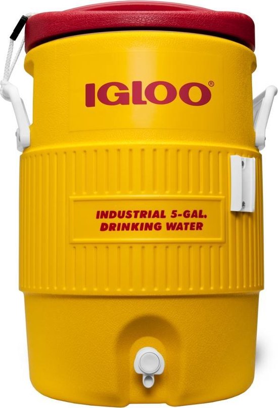 Igloo 5 Gallon 400 Series - Drankdispenser / drankkoeler voor de sport of op de werkplaats - 18,9 Liter - Geel van Igloo