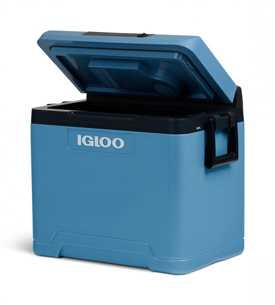 Igloo IE42 Koelbox - 42L - AC- en DC-aasnsluitingen - 20°C Onder de Omgevingstemperatuur - Eco - Blauw van Igloo