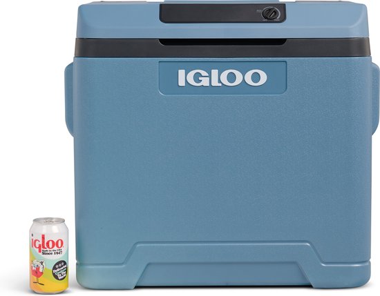 Igloo IE42 Thermo elektrische koelbox - 12/230v AC/DC - 42 liter - Blauw - met wielen van Igloo