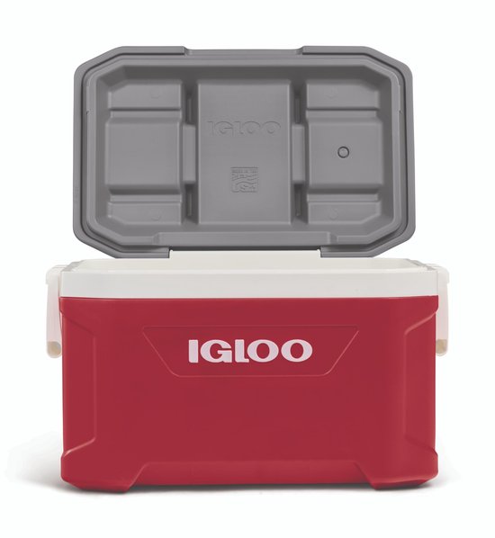 Igloo - Latitude 52 - Middelgrote koelbox - 49 Liter - Rood van Igloo