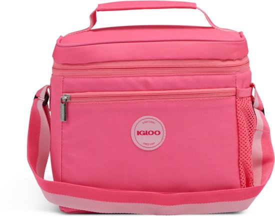 Igloo Lunch Square 9 Roze - Compacte Koeltas voor Lunch & Onderweg van Igloo