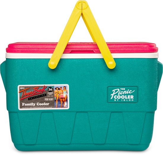Igloo - passieve Retro picknickmand koelbox - 23 liter - groen van Igloo