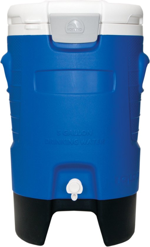 Igloo Sport 5 Gallon - Grote drankdispenser op wielen - 18 Liter - Blauw van Igloo