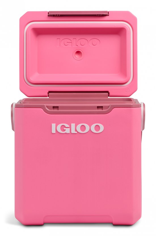 Igloo Tag-A-Long Too Highrise Koelbox - Geïsoleerd - Lekvrij - Dekselvergrendeling - Roze van Merkloos